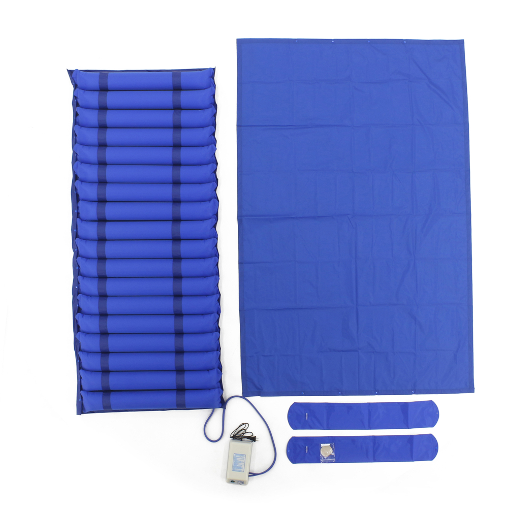 Противопролежневый матрас Med-Mos DL02-I (синий) с чехлом наматрасником (высота 11 см)