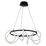 Citilux PYTHON CL220261 Люстра подвесная с пультом Чёрная