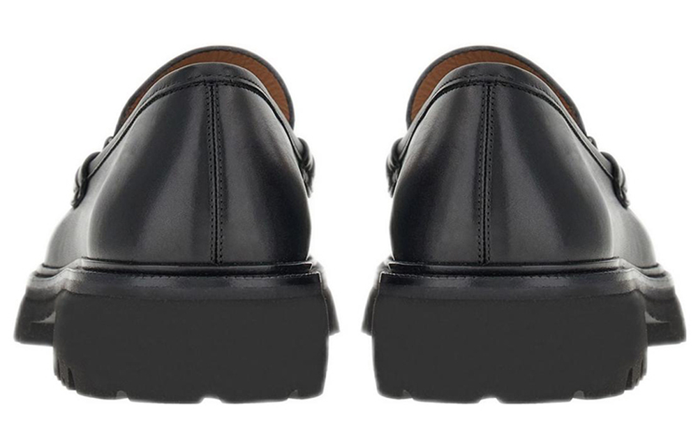 Salvatore Men"s Black Bleecker Moccasins Bit Loafers