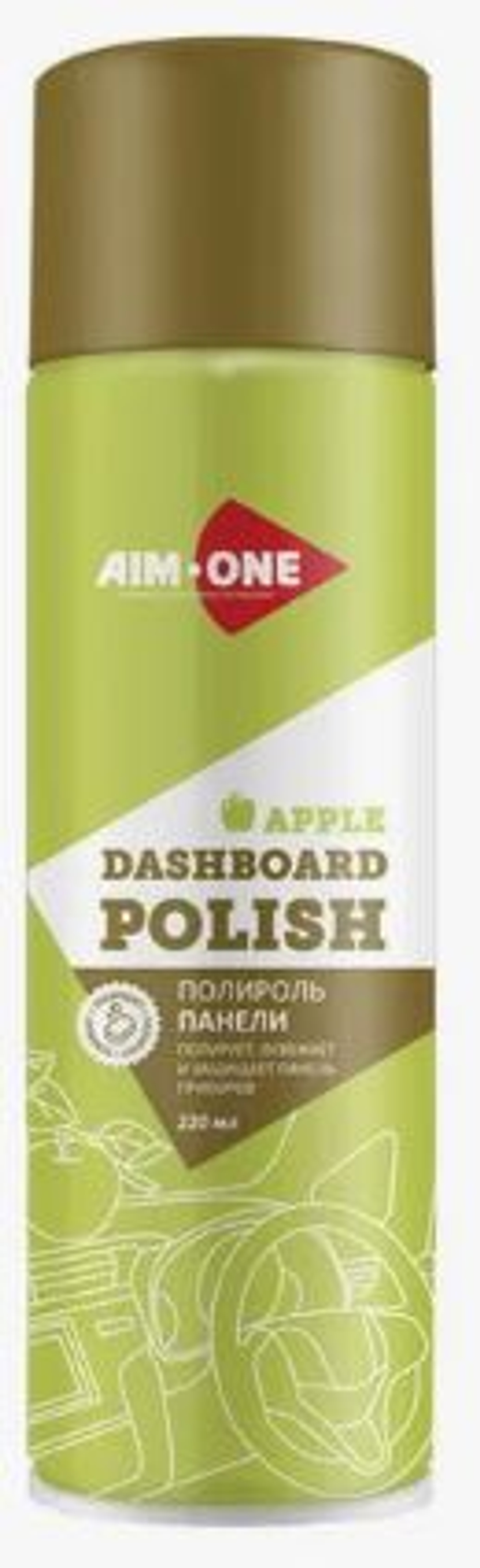 Полироль торпеды спрей AIM-ONE Dashboard polish 220мл - Apple DP-APL