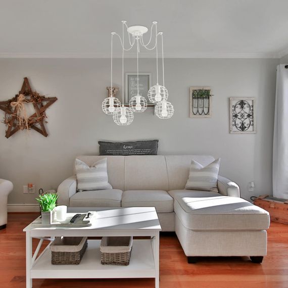 Подвесная люстра Arte Lamp A1110SP-5WH