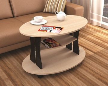 Стол журнальный КОНСУЛ-1 венге / дуб молочный