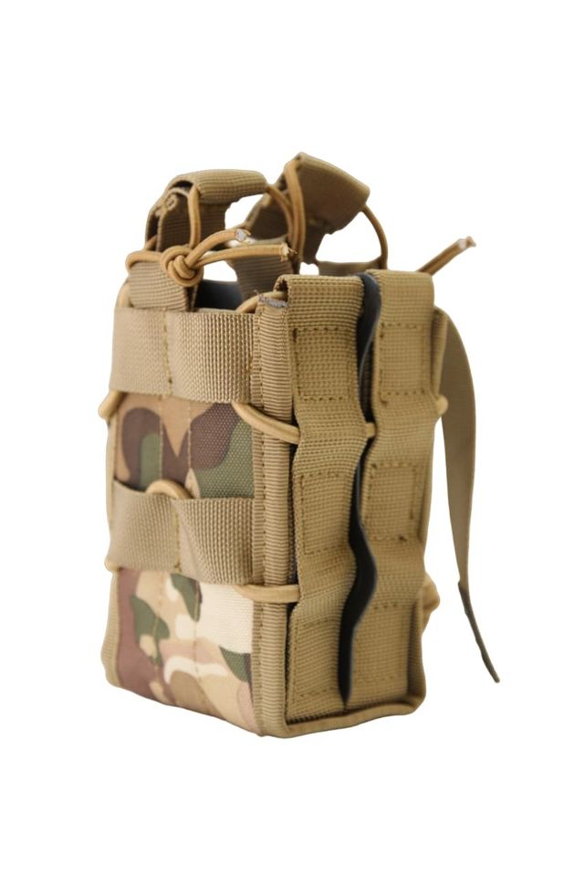 Подсумок без клапана двойной MOLLE (мультикам)