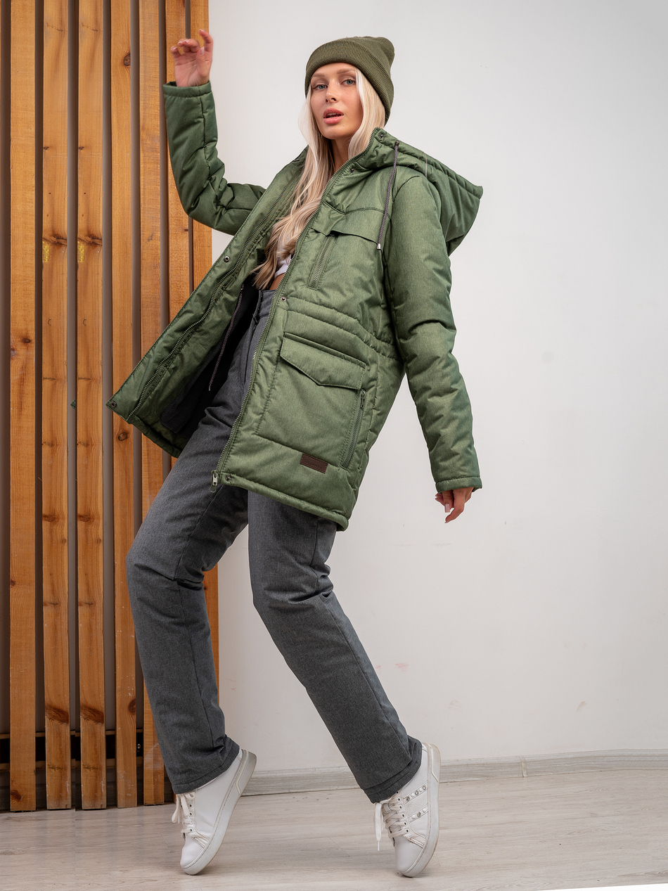 Костюм зимний "Verona" бежевый-серый