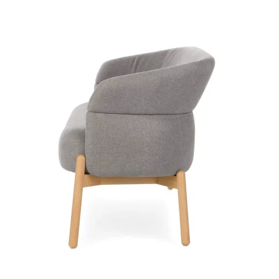 Диван Wally Wood 150 см, серый