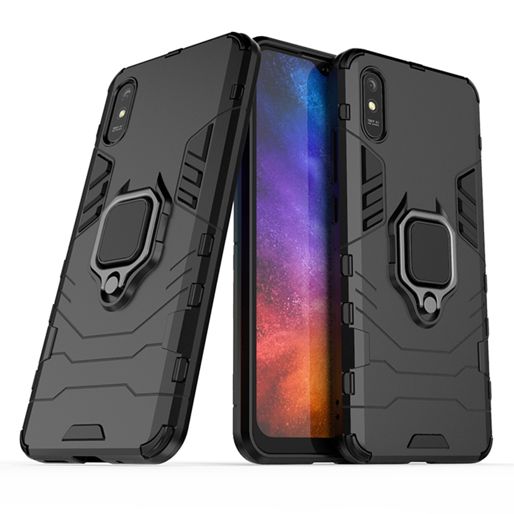 Противоударный чехол с кольцом Panther Case для Xiaomi Redmi 9A