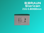 Игла инъекционная 21G (0,8х80мм) СТЕРИКАН (Sterican) уп.100 шт.Б.Браун, Германия