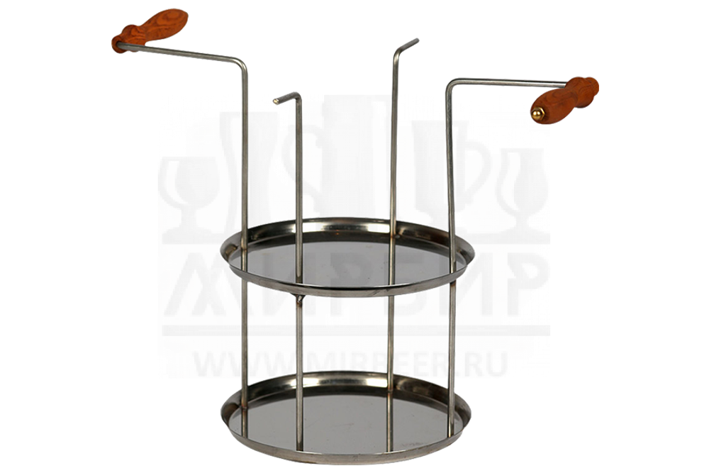 Этажерка-тарелка для тандыра, 2-ярусная