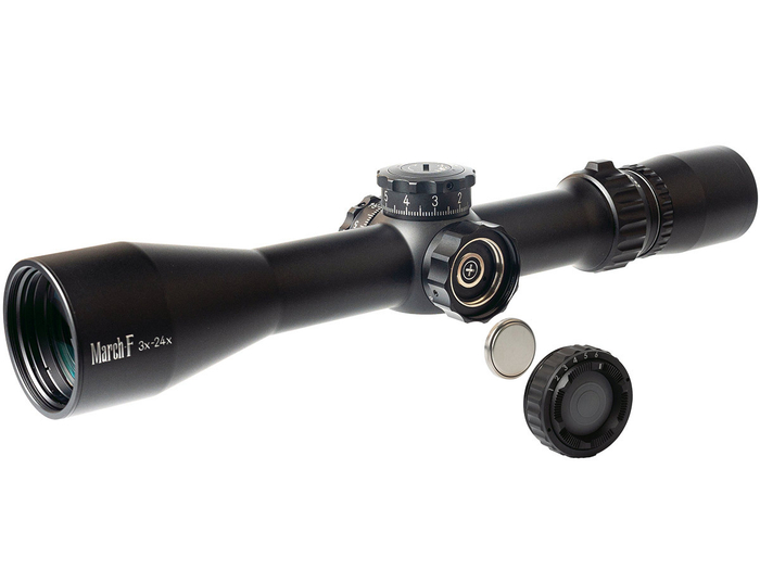 Прицел March-F 3-24x42 FML-T1 FFP, подсветка (D24V42FIML FML-T1)