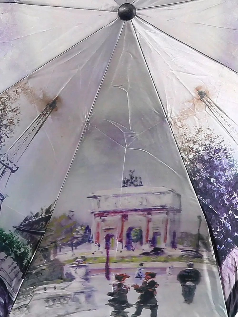 Зонт женский полуавтомат, три сложения