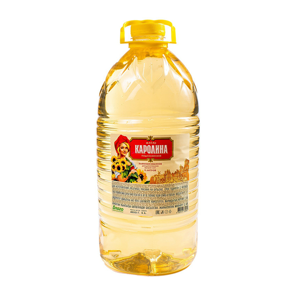 Масло подс. раф. Каролина 5л