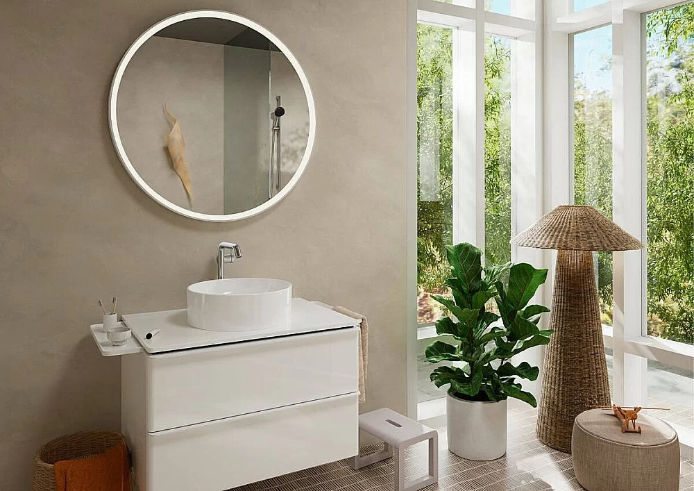 Смеситель для раковины Hansgrohe Tecturis S 73370000 хром