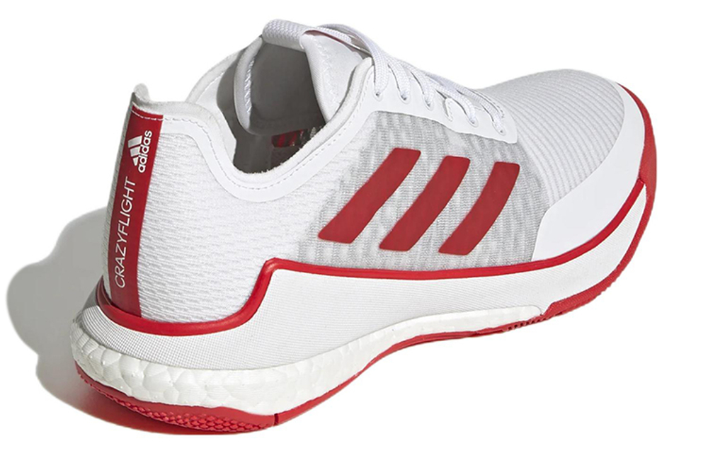 Adidas Wmns Crazyflight "White Vivid Red" Women"s