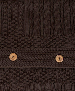 Элитная наволочка декоративная Imperio 3 коричневая от Luxberry фрагмент