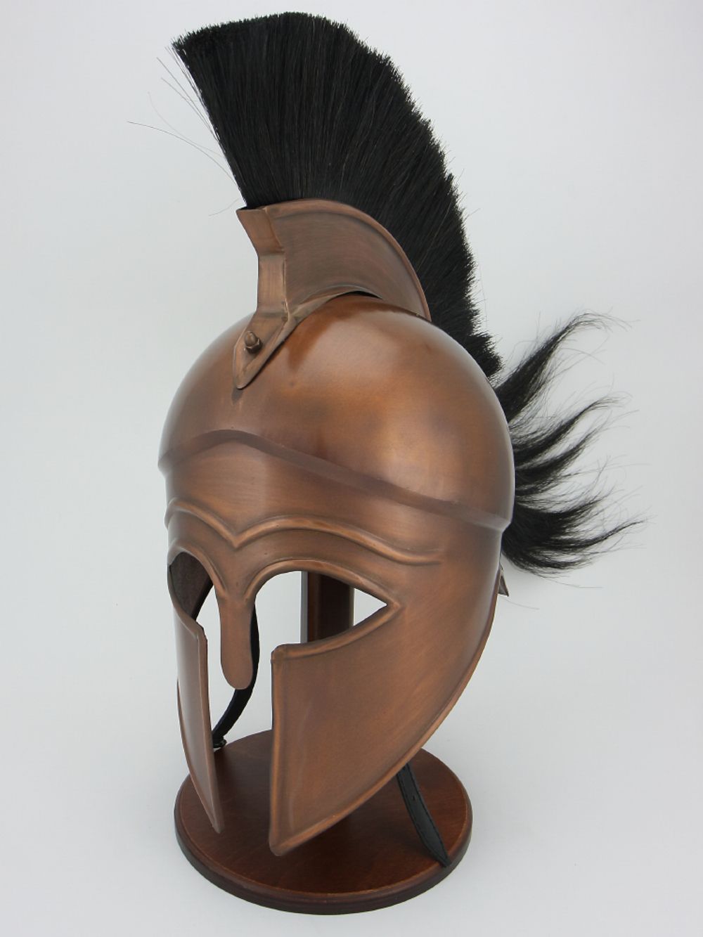 Nautical Шлем коринфский с черным плюмажем