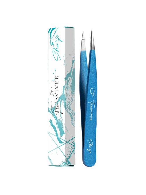 Пинцет FreiAVIVER точечный синий