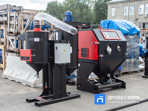 Пескоструйная камера PST КСО-110-И-ФВР-М с боковой загрузкой