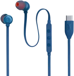 Наушники JBL Tune 310C Blue, внутриканальные