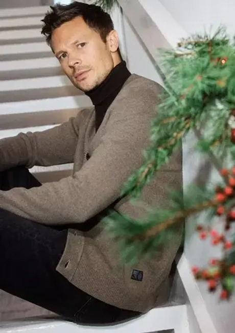 Вязаный кардиган с V-образным вырезом s.Oliver