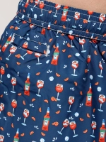 Шорты MC Saint Barth Double Spritz синий