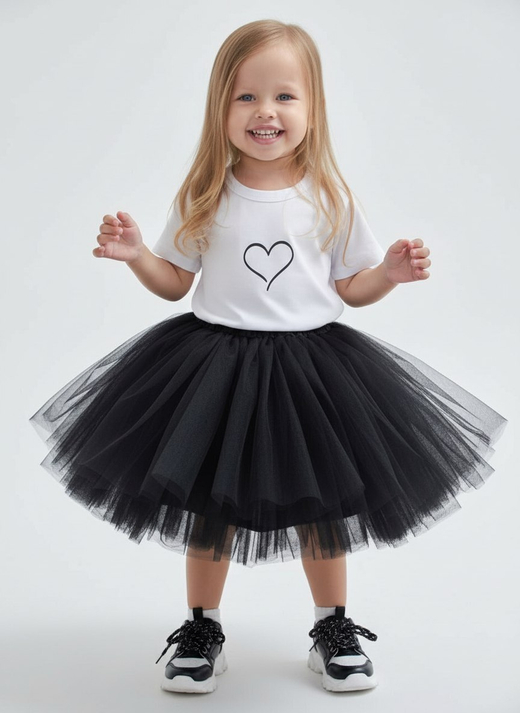 Футболка для малышей белая с сердечком 74-98 турецкий трикотаж пенье