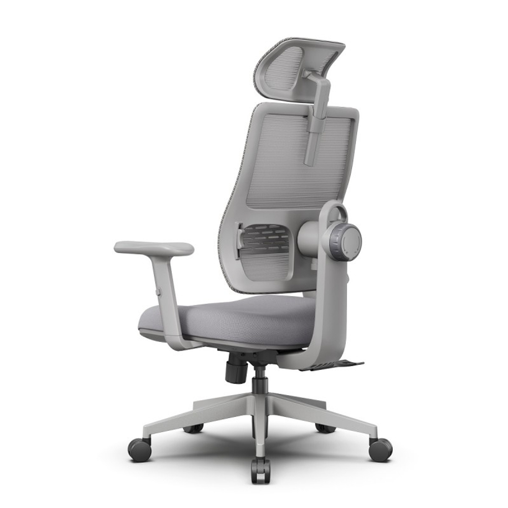 Эргономичное компьютерное кресло FoxGear NETZ One, DGGY, серый (FG-NETZ-ONE-DGGY)