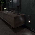 Встраиваемая LED подсветка (черный матовый)