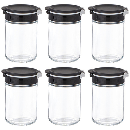 НАБОР ЕМКОСТЕЙ ДЛЯ СПЕЦИЙ 6ШТ 200МЛ AGNESS