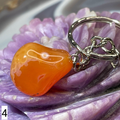 63288 Сердолик Брелок галтовка №4-23