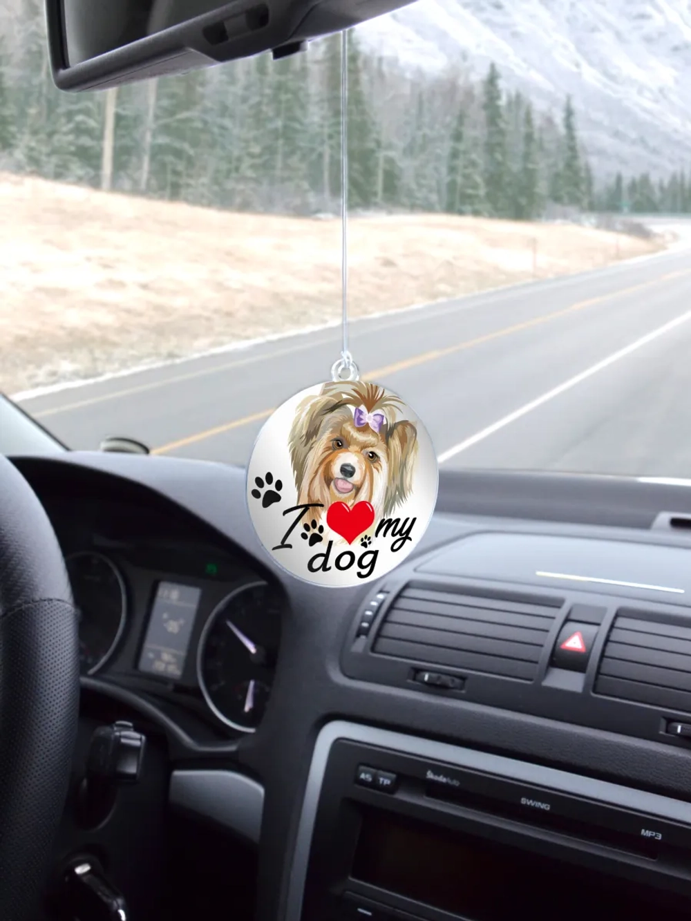 Подвеска в машину - Йоркширский терьер