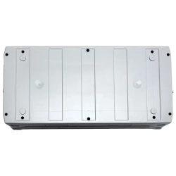 N48-D Щит электрический распределительный навесной с пластиковой полупрозрачной дверцей на 48 модулей IP65 TEHNOPLAST