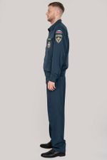 Костюм летний мужской МЧС (Патруль-240, серо-синий)