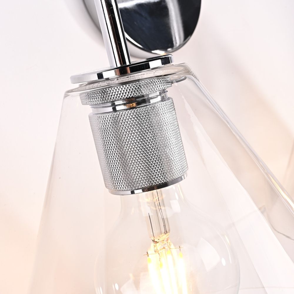 Бра Rh Utilitaire Funnel Shade Double Sconce Silver By Imperiumloft