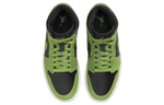 Кроссовки Jordan Air Jordan 1 Mid "Green Black" (Женская размерная сетка)