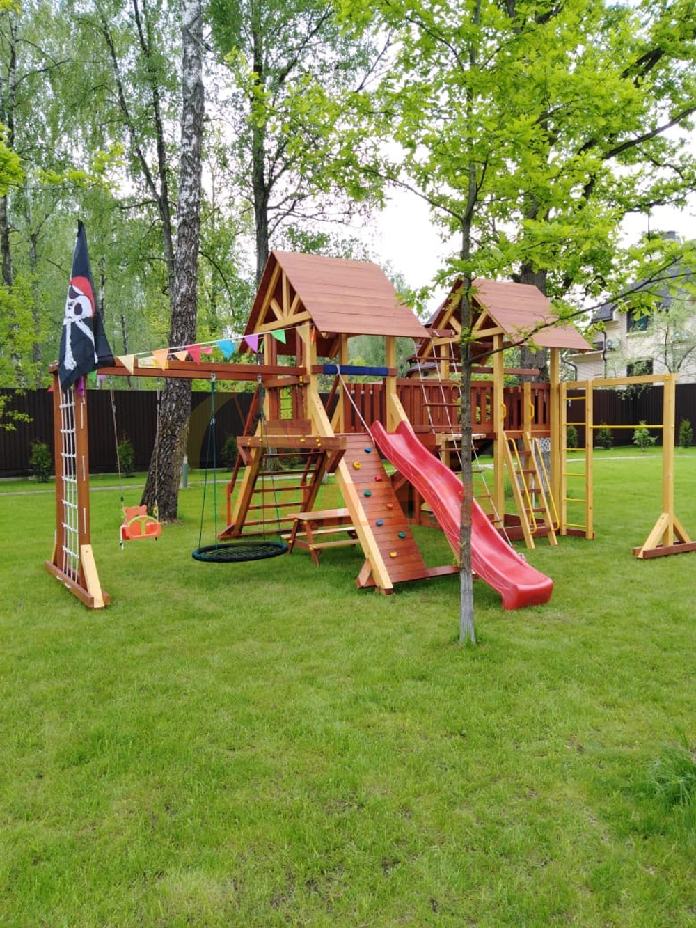 Деревянный игровой комплекс Савушка Lux - 9