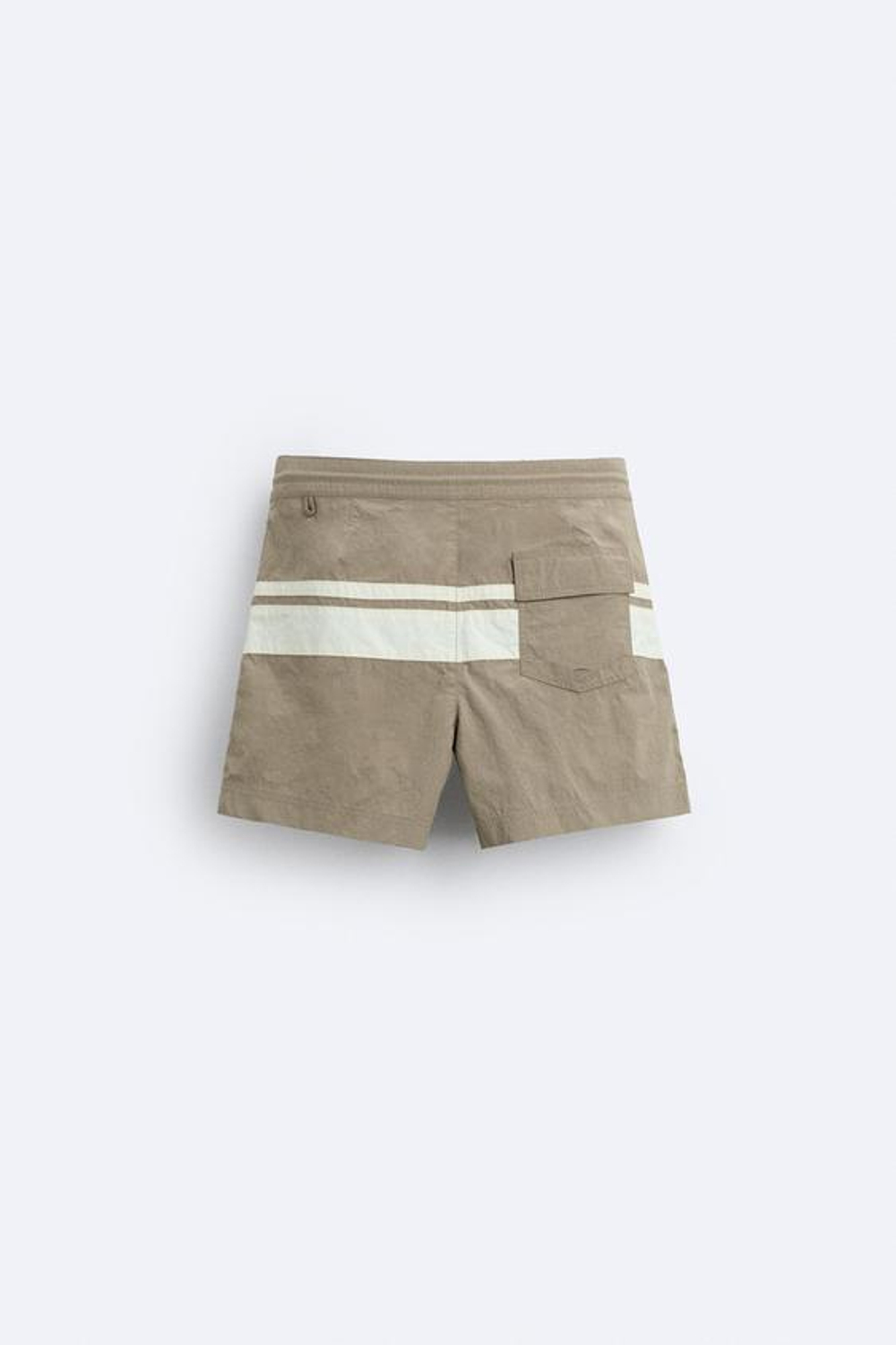 ZARA ПЛАВКИ В ПОЛОСКУ, КАМЕННО-СЕРЫЙ