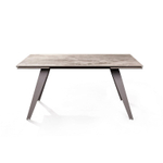 Стол раскладной Grant (160+40+40), мрамор испанская керамика светлый