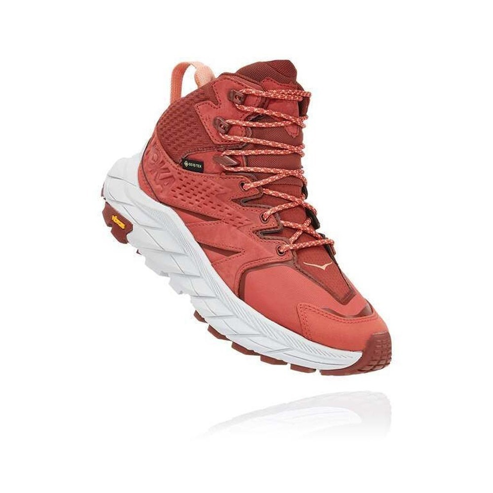 Кроссовки женские HOKA W ANACAPA MID GTX Hot Sauce / Cherry Mahogany