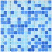 Мозаика стеклянная Aqua 100/Аква 100 (20х20) 327х327х4 мм