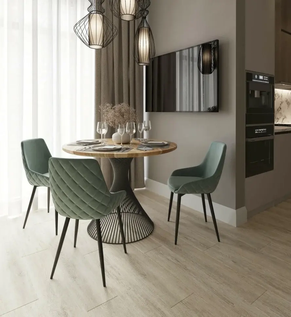 Каменный SPC ламинат AlixFloor City Line Дуб устричный светлый