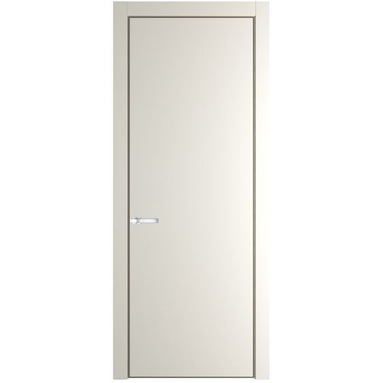 Межкомнатная дверь эмаль Profil Doors 1PA перламутр белый глухая профиль шампань
