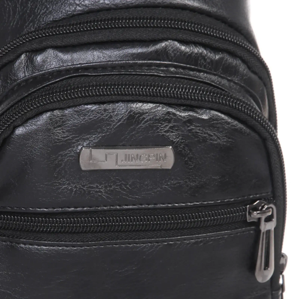 Сумка мужская «Рower Сity», цвет черный, два отделения и карман, 29*17*5,5см