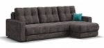 Угловой диван BOSS 2.0 Classic XL велюр Alkantara серый