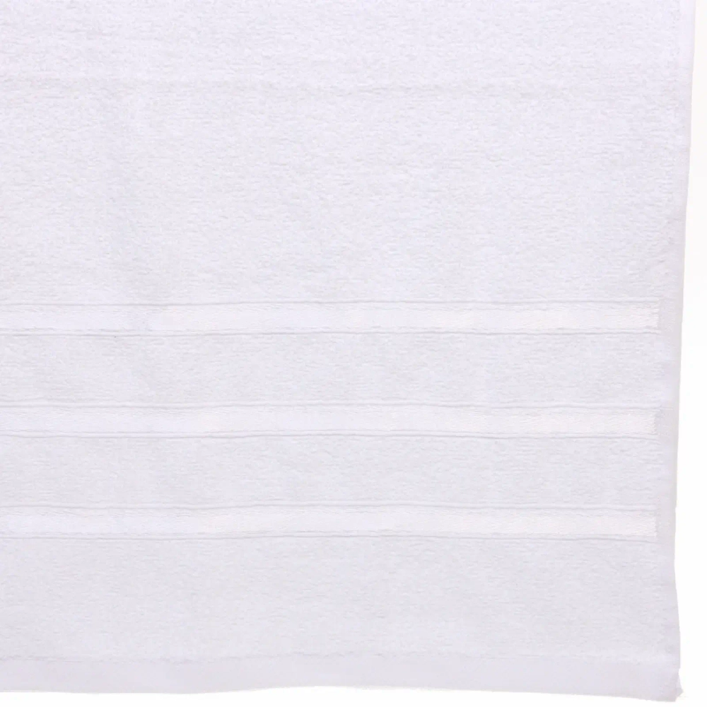 Полотенце махровое 50*90см «LUNA» цвет белый 01000 плотность 360гр/м2