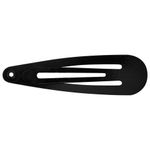 Заколки для волос НАБОР 5 шт., 5 см, клик-клак, чёрный, глянцевый, MONTE VITA, 457077