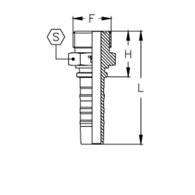 Фитинг DN 25 ORFS (Ш) 1.11/16 CS