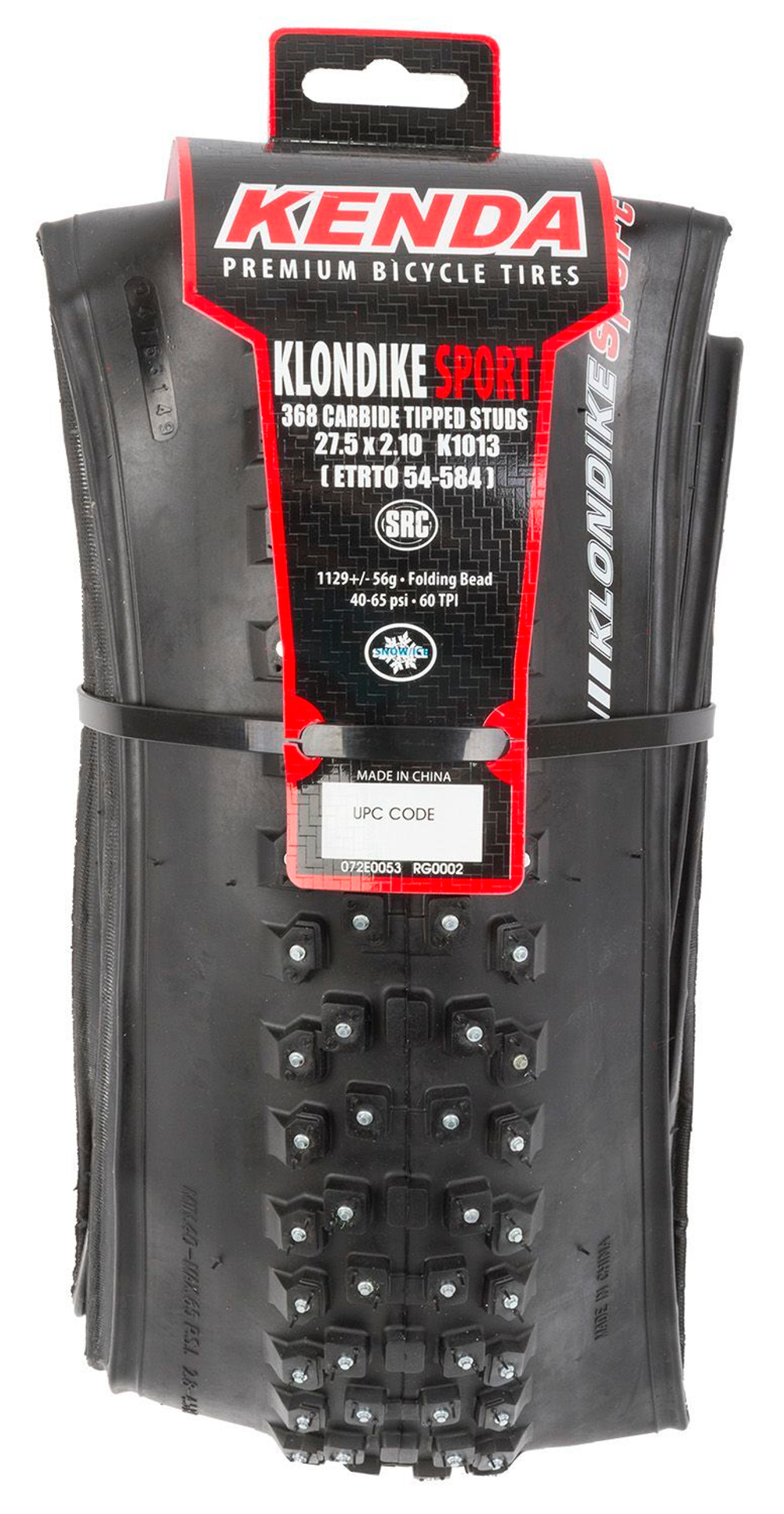 Покрышка 27.5"х2.10 5-528118 (54-584) K1013 KLONDIKE WIDE 368ш./4ряда КЕВЛАРОВЫЙ КОРД (СКЛАДНАЯ) 1129г 60TPI KENDA