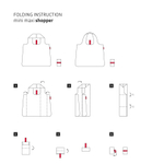 Сумка складная mini maxi shopper signature red