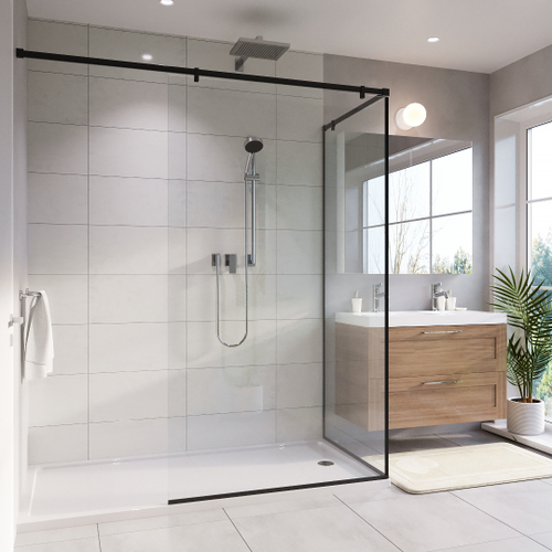 Душевой экран угловой 1900 х 800 мм + 800 мм