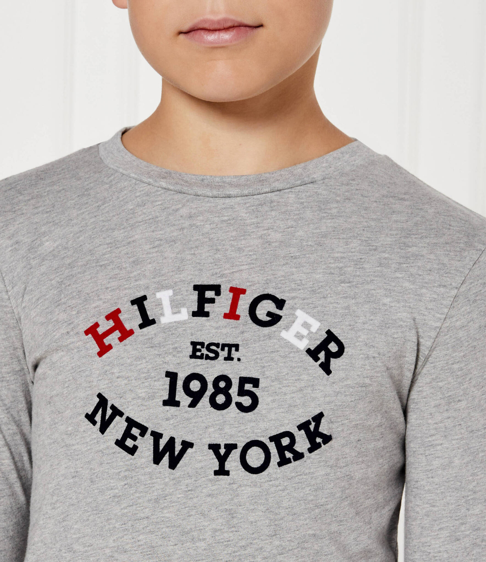 Лонгслив Tommy Hilfiger - серый(KB0KB08659)